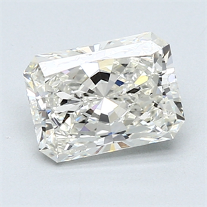 Picture of 1.30 Carats, Radiant Diamond with  Cut, I Color, VS2 Clarity and Certified by GIA