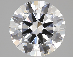 Picture of Natural Diamond 3.02 Carats, Round with Excellent Cut, D Color, VS2 Clarity and Certified by GIA