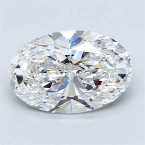 Picture of 5.01 Carats, Oval Diamond with  Cut, E Color, SI1 Clarity and Certified by GIA