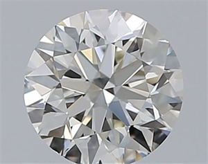 Picture of Natural Diamond 0.55 Carats, Round with Excellent Cut, I Color, VS1 Clarity and Certified by GIA