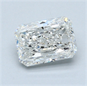 1.20 Carats, Radiant Diamond with  Cut, G Color, VVS2 Clarity and Certified by GIA