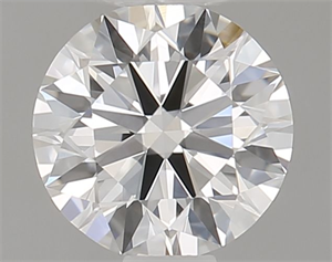 Picture of Natural Diamond 0.44 Carats, Round with Excellent Cut, E Color, VVS1 Clarity and Certified by GIA