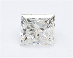 Picture of Natural Diamond 0.90 Carats, Princess with  Cut, G Color, I1 Clarity and Certified by GIA