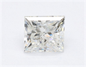 Natural Diamond 0.90 Carats, Princess with  Cut, G Color, I1 Clarity and Certified by GIA