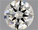 Diamante Natural 1.00 quilates, Redondo , Color L, claridad VVS2 y certificado GIA