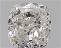 Natural Diamond 0.55 Carats, Cushion with  Cut, G Color, SI1 Clarity and Certified by GIA