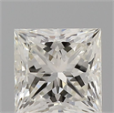 Natural Diamond 0.57 Carats, Princess with  Cut, I Color, VS1 Clarity and Certified by GIA