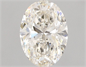 Natural Diamond 0.91 Carats, Oval with  Cut, K Color, SI1 Clarity and Certified by GIA