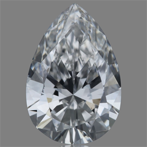 Picture of Natural Diamond 0.40 Carats, Pear with  Cut, F Color, SI1 Clarity and Certified by GIA