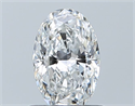 Natural Diamond 0.70 Carats, Oval with  Cut, E Color, VS1 Clarity and Certified by GIA