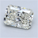 2.60 quilates, Radiante Diamante , Color J, claridad SI1 y certificado por GIA