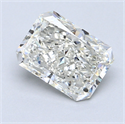 1.70 Carats, Radiant Diamond with  Cut, J Color, VS1 Clarity and Certified by GIA