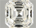 Natural Diamond 1.01 Carats, Asscher with  Cut, I Color, VS1 Clarity and Certified by IGI