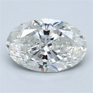 Picture of 2.20 Carats, Oval Diamond with  Cut, H Color, SI2 Clarity and Certified by GIA