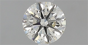 Picture of Natural Diamond 0.46 Carats, Round with Excellent Cut, H Color, VVS2 Clarity and Certified by IGI