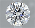 Natural Diamond 0.51 Carats, Round with Excellent Cut, H Color, VS1 Clarity and Certified by GIA