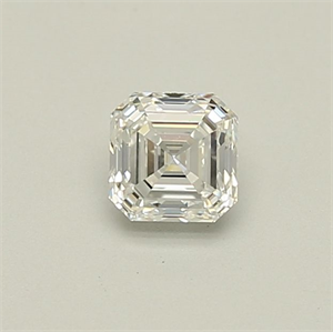 Foto Diamante Natural 0.46 quilates, Asscher , Color F, claridad VS1 y certificado GIA de