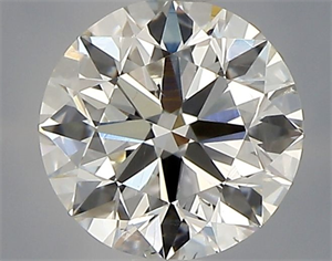 Picture of Natural Diamond 0.83 Carats, Round with Excellent Cut, I Color, SI1 Clarity and Certified by GIA