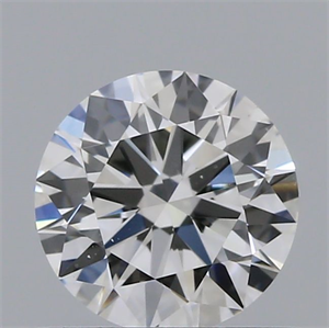 Picture of Natural Diamond 0.55 Carats, Round with Excellent Cut, H Color, VS2 Clarity and Certified by GIA
