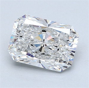 Picture of 2.02 Carats, Radiant Diamond with  Cut, F Color, SI2 Clarity and Certified by GIA