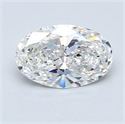 1.20 Carats, Oval Diamond with  Cut, E Color, VS2 Clarity and Certified by GIA