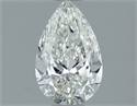 Diamante Natural 0.80 quilates, De pera , Color H, claridad SI2 y certificado IGI