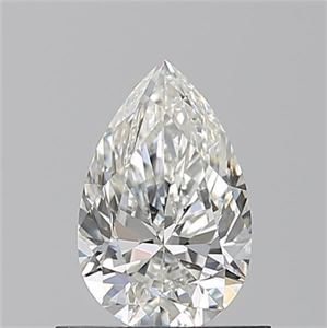 Foto Diamante Natural 0.70 quilates, De pera , Color H, claridad SI1 y certificado GIA de