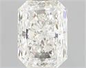 Natural Diamond 0.81 Carats, Radiant with  Cut, H Color, SI1 Clarity and Certified by GIA