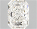 Natural Diamond 0.81 Carats, Radiant with  Cut, H Color, SI1 Clarity and Certified by GIA