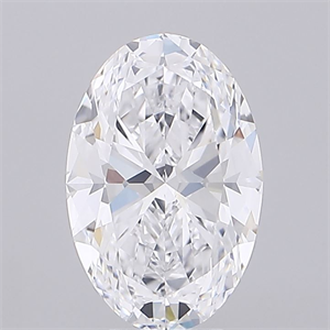 Picture of Natural Diamond 5.01 Carats, Oval with  Cut, D Color, VS2 Clarity and Certified by GIA