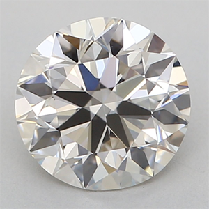 Picture of Natural Diamond 0.70 Carats, Round with Excellent Cut, J Color, VVS1 Clarity and Certified by GIA