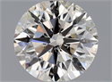 Natural Diamond 0.80 Carats, Round with Excellent Cut, K Color, SI2 Clarity and Certified by GIA
