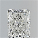 Natural Diamond 0.52 Carats, Radiant with  Cut, G Color, VVS1 Clarity and Certified by GIA