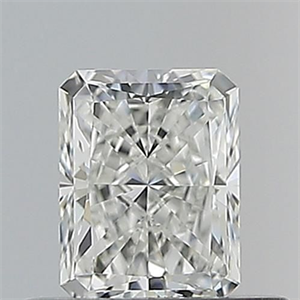 Picture of Natural Diamond 0.52 Carats, Radiant with  Cut, G Color, VVS1 Clarity and Certified by GIA