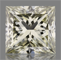 Natural Diamond 0.70 Carats, Princess with  Cut, M Color, SI1 Clarity and Certified by GIA