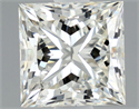 Natural Diamond 1.02 Carats, Princess with  Cut, J Color, VVS2 Clarity and Certified by GIA