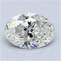 1.31 quilates, Ovalado Diamante , Color I, claridad SI2 y certificado por GIA