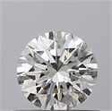 Natural Diamond 0.44 Carats, Round with Excellent Cut, G Color, IF Clarity and Certified by GIA