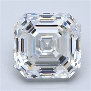 Picture of Natural Diamond 2.02 Carats, Asscher with  Cut, G Color, VS2 Clarity and Certified by GIA