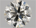 Natural Diamond 0.85 Carats, Round with Excellent Cut, J Color, VVS2 Clarity and Certified by GIA