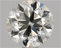 Natural Diamond 0.85 Carats, Round with Excellent Cut, J Color, VVS2 Clarity and Certified by GIA