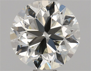 Picture of Natural Diamond 0.85 Carats, Round with Excellent Cut, J Color, VVS2 Clarity and Certified by GIA