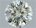 Diamante Natural 2.50 quilates, Redondo , Color N, claridad VS2 y certificado GIA