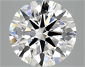 Lab Grown Diamond 5.09 Carats, Round with Ideal Cut, E Color, VVS2 Clarity and Certified by IGI