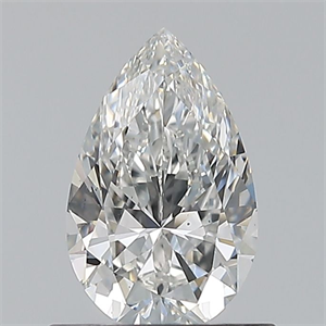 Foto Diamante Natural 0.70 quilates, De pera , Color G, claridad VS2 y certificado GIA de