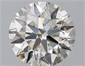 Diamante Natural 0.75 quilates, Redondo , Color I, claridad VVS2 y certificado GIA