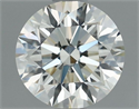 Natural Diamond 1.02 Carats, Round with Excellent Cut, K Color, VVS1 Clarity and Certified by IGI