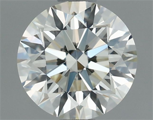 Picture of Natural Diamond 1.02 Carats, Round with Excellent Cut, K Color, VVS1 Clarity and Certified by IGI
