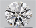 Diamante Natural 0.56 quilates, Redondo , Color D, claridad SI1 y certificado GIA