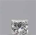 Natural Diamond 0.23 Carats, Princess with  Cut, F Color, VS1 Clarity and Certified by GIA